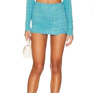 Lovers & Friends Skort in Oceanic Teal